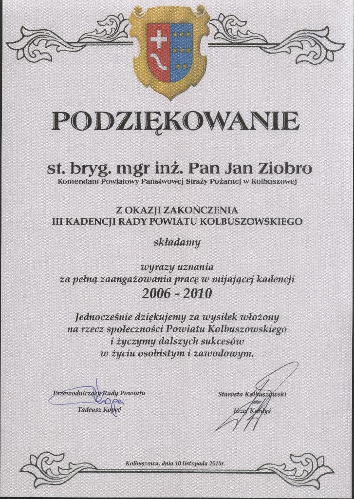 Podziękowania / gratulacje / dyplomy 